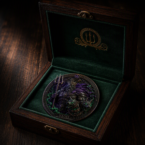 Pièce de monnaie commémorative personnalisée en relief 3D, Hades, Seigneur du Sous-Monde, en bronze antique, mythe grec, pièce de défi pour cadeau de luxe - Product Image 2
