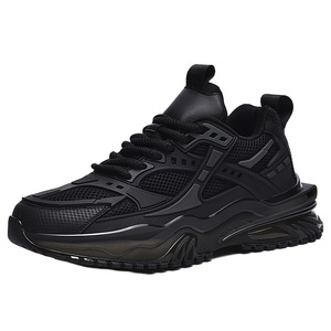 Nouvelles chaussures de sport tendance pour hommes - matériau en mesh pour une respirabilité optimale, grandes tailles, chaussures de course décontractées - Product Image 1