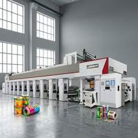 Machine d'impression sur moulinet multicolore, en pp/PVC/PET/PE/OPP, système d'impression par gravité, rouleau 8 pièces, vente en gros