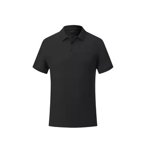 Polo de manga corta para hombre al por mayor, 100% algodón, transpirable y de gran tamaño, diseño impreso personalizado - Product Image 3