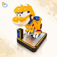 Joy2fun Çocuk Elektrikli Dinozor Binme Makinesi Eğlence Parkı Jetonlu Çocuk Oyun Robotu Dinozor Oyun Ekipmanı Oyun Alanı