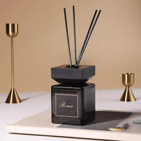 Bouteille en verre vide pour diffuseur de parfum 50 ml 100 ml 150 ml 200 ml, flacons rectangulaires en verre pour diffuseur de parfum