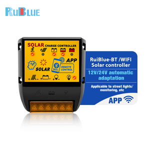 Adanmış güneş sokak lambası izleme ve şarj kontrolörü ile WiFi/BT uzaktan kumanda çoklu çıkış modları adaptif 12V24V - Product Image 2