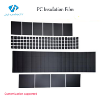 Film isolant en PC noir Johan UL94 V-0, haute résistance et résistant à la chaleur, pour transformateur et batterie