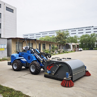 Taian Dieselmotor Kleiner Gartenlader DY1150 Landwirtschaftlicher Teleskop-Radlader