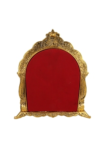 Sculpture artisanale en laiton de Rama, Lakshmana et Sita pour temple, figurine traditionnelle indienne de la divinité du Ramayana, décoration spirituelle d'intérieur - Product Image 4