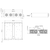 Module d'alimentation AC-DC Beian BA2000-80000 2000V 80kW avec une efficacité de 96,5 %, monté en rack pour les stations de charge rapide
