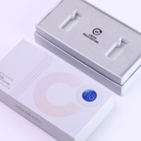Boîte d'Emballage Cosmétique en Carton Biodégradable Imprimée sur Mesure pour Flacons de 10 ml 20 ml, Boîte Rigide avec Couvercle Haut et Bas et Mousse EVA