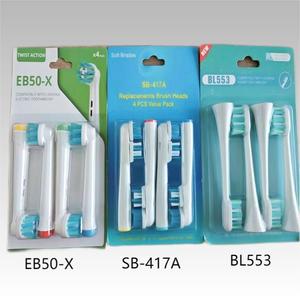 Tête <span class=keywords><strong>de</strong></span> brosse à dents électrique universelle personnalisable SB-417A Brosse à dents orale Brosse à dents Dupont - Product Image 3