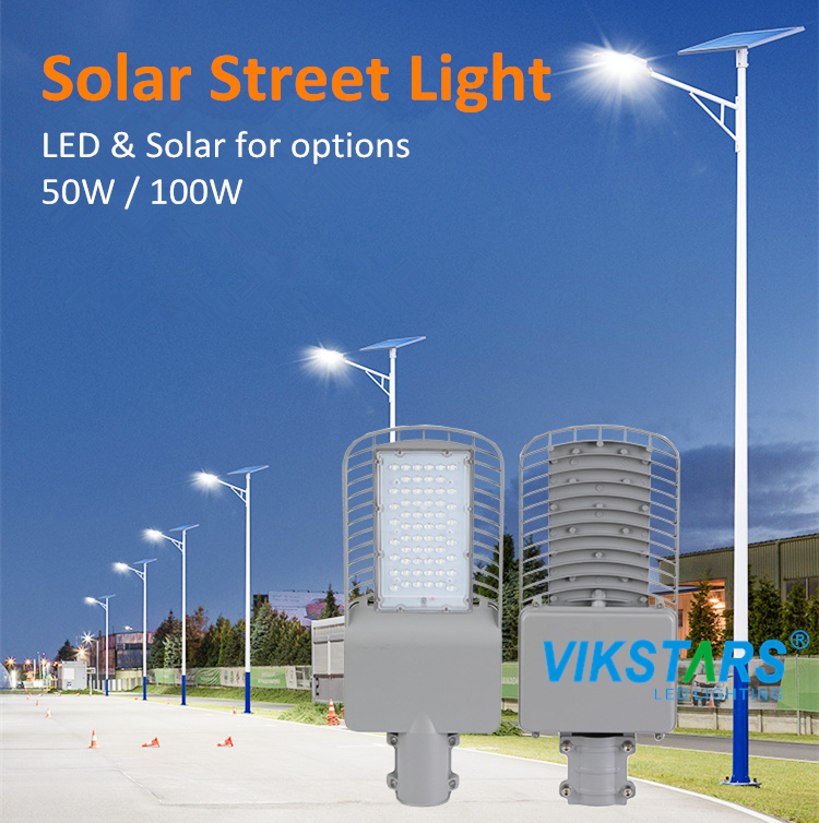 CRI 70Ra Waterproof LED Street Light 50W SMD3030