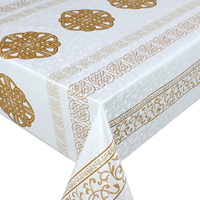 Großhandel Europäischer Luxus Vintage-Stil PVC-Kunststoff Rechteckige Tischdeckenrolle für Frühling Innen- und Außenbereich