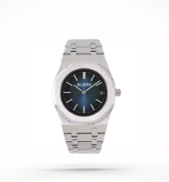 Montre automatique de haute qualité avec logo personnalisé, acier inoxydable 904L, verre saphir, 41 mm, résistante à l'eau, octogonale, mode homme