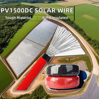 Großhandel PV1500DC TÜV-Zertifiziertes XLPO-Isoliertes Verzinntes Aluminiumlegierungs-Solarkabel 4MM 6MM 10MM 16MM 25MM PV-Kabel DC-Stromkabel