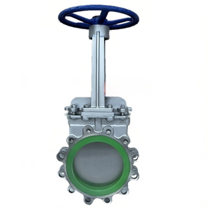 Doublure Vanne à couteau en polyuréthane DN400 DN500 Boue <span class=keywords><strong>de</strong></span> fibres recyclées et boue d'emballage - Product Image 3