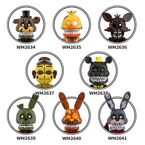 WM marque en gros série d'horreur jeu minuit <span class=keywords><strong>FNAF</strong></span> ours recueillir Juguetes Mini blocs de construction ensembles éducatifs enfants jouets - Product Image 2