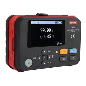 Testeur de résistance interne de batterie portable UNI-T UT677C, ohmmètre numérique 0-3, mesureur d'isolement, avec fonction de maintien des données, test 1kV - Product Image 2