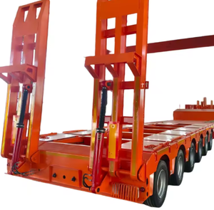 Semirremolque de Plataforma Baja de Acero Personalizable, de Alta Resistencia, con Capacidad de Carga Máxima de 2-3 Toneladas, para Transporte de Automóviles - Product Image 1