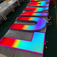 Lettres néon lumineuses 3D personnalisées, imprimées en 3D, étanches, avec transformateur, pour la publicité, les maisons, les bureaux, les bâtiments, les mariages