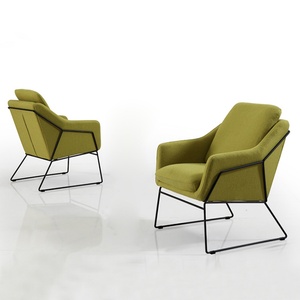 Modern Living Room Sofa Chair Client Leisure Reception Leisure <b>Office</b> Chairs Without Wheels - Product Image 3