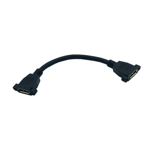 Cable adaptador DisplayPort hembra a hembra, conector de extensión HDMI 4K con orejeta para monitor y PC - Product Image 2