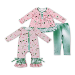 Nouveau design de mode pour bébés garçons prêt à expédier des vêtements adorables appliques de chien et de canard haut rayé bleu avec tenue de pantalon en coton - Product Image 3