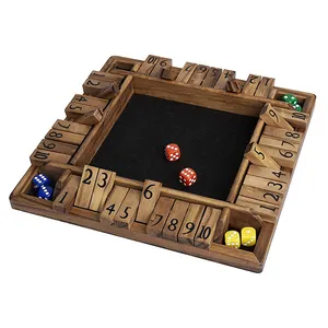 free sample board game parts table game set association games on a wooden number board with dice for adults