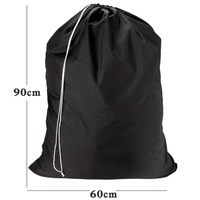 Grand sac à linge en nylon lavable avec fermeture à cordon de serrage verrouillable personnalisé pour panier à linge ou panier de rangement pour vêtements