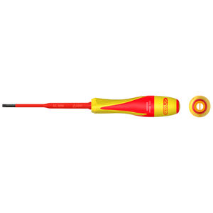 1000V Insulated Bi-Material Slotted <b>Screwdriver</b> Set 3.5 X 100mm with Torx Nut for Electrical <b>Terminal</b> Blocks OEM Customizable - Product Image 1