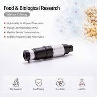 Objectif de caméra de microscope APO 4K haute définition, support modulaire, lumière coaxiale pour laboratoire MSS-L-0330