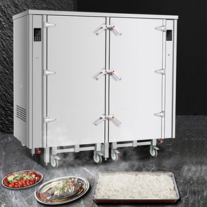 Vaporera Comercial de Acero Inoxidable QDMECH, Tipo Carrito, de Alta Resistencia, <span class=keywords><strong>Horno</strong></span> <span class=keywords><strong>El</strong></span>éctrico para Cocinar al Vapor - Product Image 4