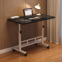 Table de bureau moderne 2026 à hauteur réglable avec roulettes, bureau portable de haute qualité pour la maison et le salon