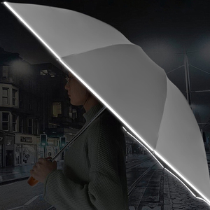 Usine Guangdong 23 pouces 10 côtes coupe-vent <span class=keywords><strong>automatique</strong></span> compact pare-soleil bloc UV argent PU enduit <span class=keywords><strong>parapluie</strong></span> - Product Image 1