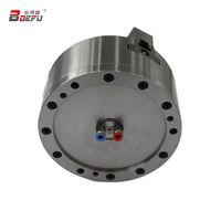 BDEFU Solid Pneumatic Chuck 3 Jaw Lathe Chuck Steel Three Jaw Power Chuck for CNC Lathe Drilling Milling Machine