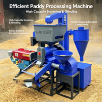 Moulin à riz de qualité commerciale 6N70 6N80, décortiqueuse de paddy avec élévateur, tamis vibrant, déstonneuse, pour la production de son de riz fin