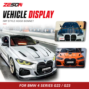 Capó de Fibra de Carbono Seca Estilo IMP ZESON con Ventana Transparente para <span class=keywords><strong>BMW</strong></span> Serie 4 G22 G23 G26 M440i 430i 2021+ - Product Image 6