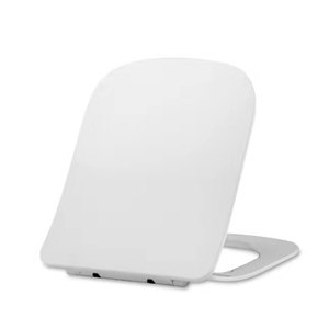 SUNTEN SU031 Couvercle de siège de toilette carré blanc en matériau UF, <span class=keywords><strong>à</strong></span> fermeture lente, installation rapide, garantie 2 ans, certifié ISO9001 - Product Image 1