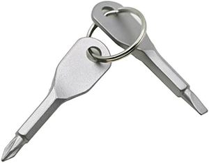 Peaktop 2 cái công cụ tuốc nơ vít Phillips flathead cầm tay tuốc nơ vít sửa chữa đa chức năng Móc chìa khóa - Product Image 6