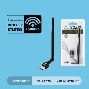 <span class=keywords><strong>USB</strong></span> Card mạng không dây mt7601 150Mbps Wifi <span class=keywords><strong>Adapter</strong></span> cho máy tính xách tay với ăng ten ngắn 2dB bên ngoài trong kho - Product Image 6