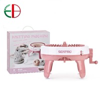 Machine à tricoter à grande capacité pour le tricot de pulls, style warp, pour adultes et enfants, fabrication de pulls, chapeaux et écharpes à la main