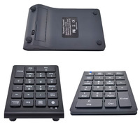 Clavier numérique sans fil rechargeable BT, clavier numérique externe fin à 22 touches, pour l'entrée de données