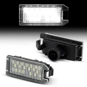 LED License Plate Light For FIAT 500 Dodge Viper Maserati Levant Jeep Grand Cherokee Compass Patriot 2-Packed