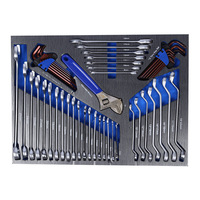 Vente en gros de 424 pièces d'outils mécaniques en acier au carbone haute résistance avec armoire à roulettes tout-en-un pour garage, réparation automobile, atelier