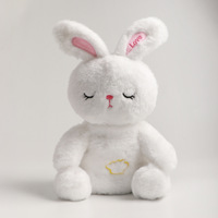 Peluche apaisante en coton respirant pour bébé, jouet doux et câlin pour le sommeil, compagnon de couchage pour nouveau-né, cadeau idéal