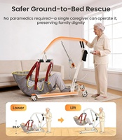 Lève-personne électrique avec sangle, pliable et portable, pour personnes âgées, handicapées, à domicile, à l'hôpital, pour les soins infirmiers