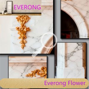 Cheminée en marbre traditionnelle de haute qualité sur mesure pour la décoration intérieure, salons, chambres, appartements, villas - Product Image 2