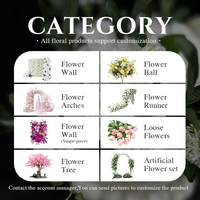 Boule de fleurs artificielles Sunwedding en soie de haute qualité, mélange d'orchidées blanches et de feuilles d'olivier, fleurs au toucher réel pour la décoration de mariages et d'événements