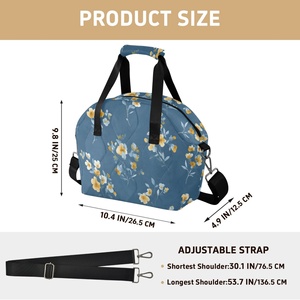 กระเป๋าเก็บความเย็นลายดอกไม้ Aloha Collection แบบมีซิปปิดผนึก ใช้ซ้ำได้ สำหรับผู้ใหญ่ ปิกนิก และสำนักงาน - Product Image 2