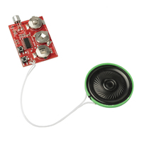 Mini dispositif de carte de voeux musicale sonore avec puce d'enregistrement audio électronique grand public