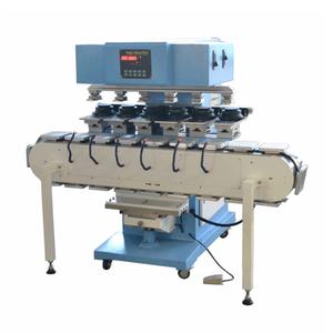 New Condition Large-Diameter Sealed <b>Ink</b> Cup <b>Tank</b> Semi-Automatic 6-Color Pad <b>Printer</b> Machine with Conveyor Bearing for Paper - Product Image 5