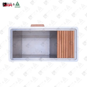 Vapasauna Direct Manufacturer <strong>Coldplunge</strong> Modern Cedar Cold Bathtub with Chiller for Hotel Use Eco-Friendly Spa Tub - Product Image 5